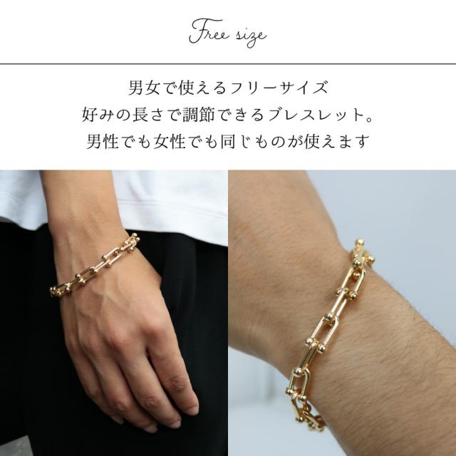 メンズブレスレット ハード 金 メンズ ネックレス チェーン ブレス ゴールドアクセサリーハードウェア Hardwear ジュエリー リンク ゴーの通販はau Pay マーケット マルニトイヤ Au Pay マーケット店