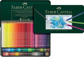 ファーバーカステル アルブレヒト デューラー 水彩色鉛筆 120色セット (缶入) 117511