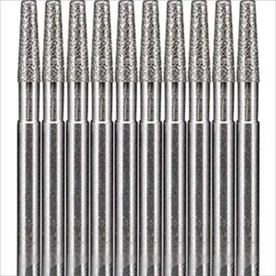 ミスターマイスター [Mr.Meister]  ダイヤモンドビットセット（Ｇ）台形型 φ3.0ｘ3.0mm  [10本入]　【29617】の通販は