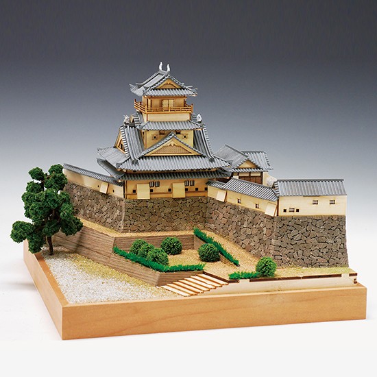 送料無料!!】ウッディジョー 木製建築模型 1/50 浅草寺 雷門