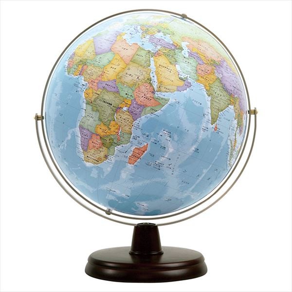 渡辺教具製作所 地球儀 卓上地球儀 リブラブルー No.3060 (木台)の通販は
