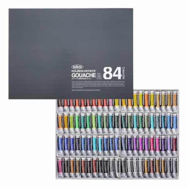 ホルベイン 不透明水彩 ガッシュ 15ml  G731 84全色セット 3731の通販は