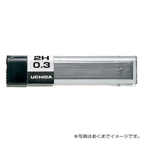 ウチダ(マービー) ドローイングシャープ用芯 0．3ｍｍ 2Ｈ（12本入り