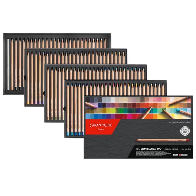 カラン ダッシュ 6901-800 ルミナンス 6901 100色セット 紙箱入 (619837) 油性色鉛筆の通販は 46,666円