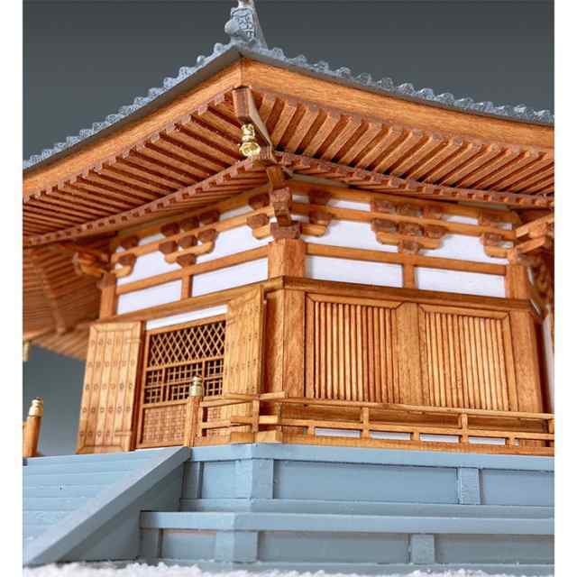 ウッディジョー 1/75 法隆寺 五重の塔 木製模型 組立キット - 健康管理