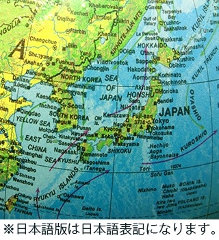 リプルーグル 地球儀 リビングストン型 No.86578 日本語版 行政型×地勢型