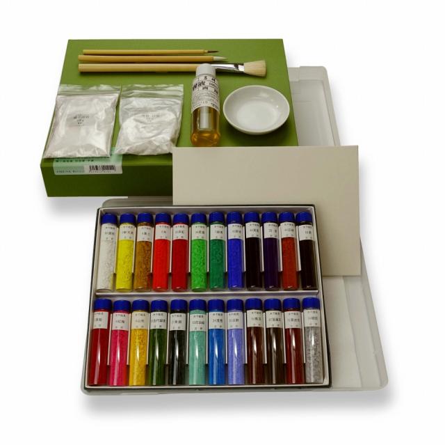 吉祥 水干絵具24色　筆入りセット 11188050