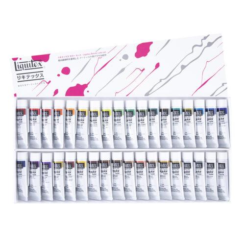 リキテックス レギュラータイプ 伝統色36色Cセット 6号(20mL)チューブ 15101838