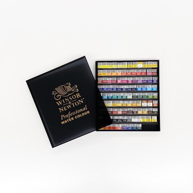 W&N PWC H/P 105色セット (18809799) 最高級固形水彩絵具_1