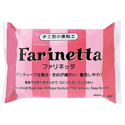 [40個入／箱] パンフラワー粘土 ファリネッタ 250ｇ（125×2）(品番:820) (サン工業 ※旧 日清アソシエイツ)