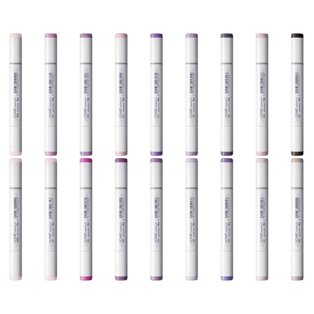 コピックスケッチ V (Violet) 系全18色セット