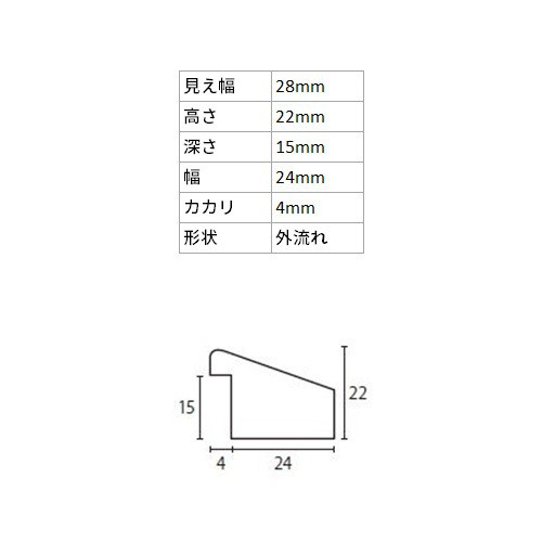 デッサン額縁 D777 セピア 大衣 額内寸(509×394mm) 表面(アクリル) ラーソン・ジュール