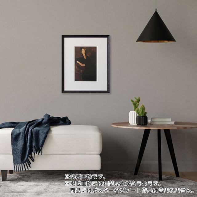 デッサン額縁 マンティーヤ 黒 太子 額内寸(379×288mm) 表面(アクリル