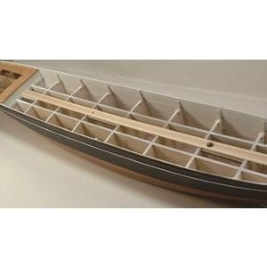 ウッディジョー木製帆船模型1/100カティサーク[帆無し]レーザーカット加工