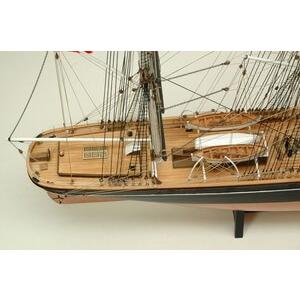 ウッディジョー木製帆船模型1/100カティサーク[帆無し]レーザーカット加工