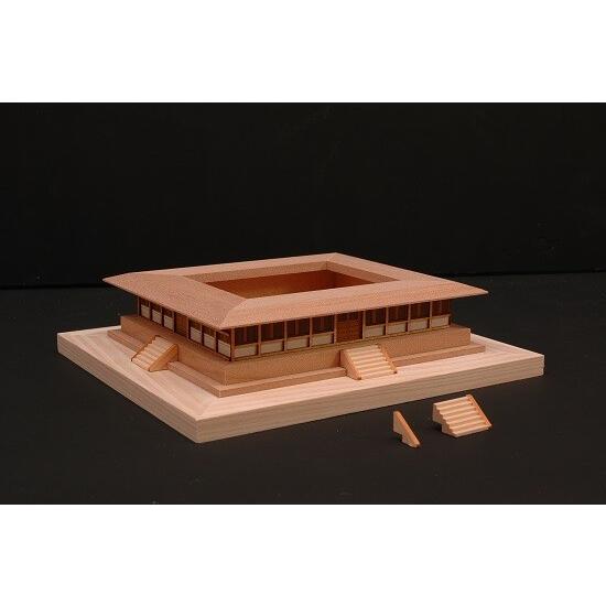 ウッディジョー木製建築模型1/150法隆寺金堂_1