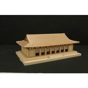 ウッディジョー木製建築模型1/150法隆寺大講堂_1