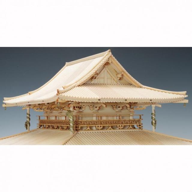 ウッディジョー 1/75 法隆寺 金堂 改良版 木製建築模型