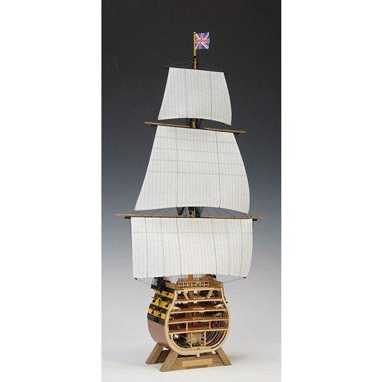 ウッディジョー 木製模型　ビクトリー カットモデル（帆無） 1/160 （代引不可）