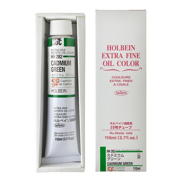 ホルベイン 油絵具 20号 110ml HH282 カドミウム グリーン