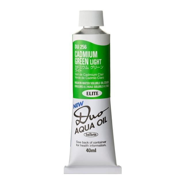 [3本セット] ホルベイン DUO 9号 40ml DU256 カドミウムグリーンライト (023256) 水可溶性油絵具