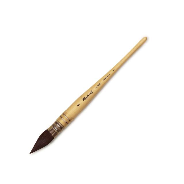 ラファエル水彩筆 803 6号 ブルーリス 丸（羽管）