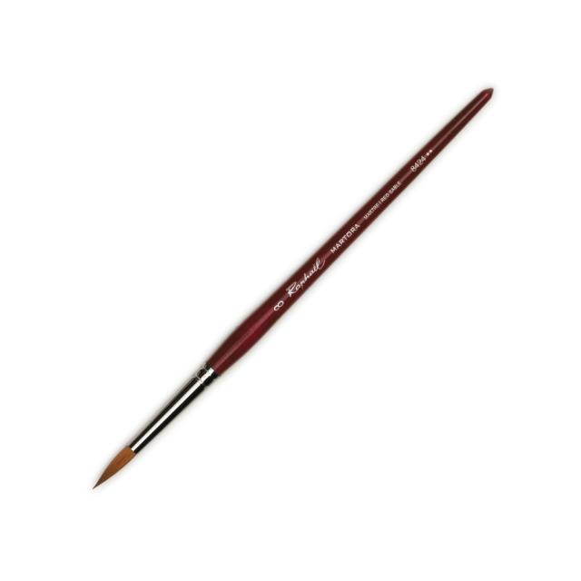 ラファエル水彩筆 8424 8号 赤テン 丸