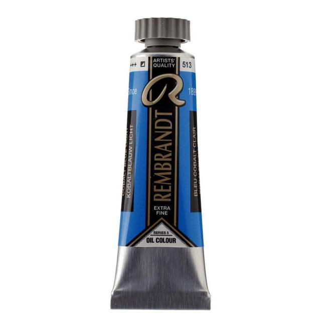 (3本セット) レンブラント 油絵具 5号 15ml #513 コバルトブルーライト