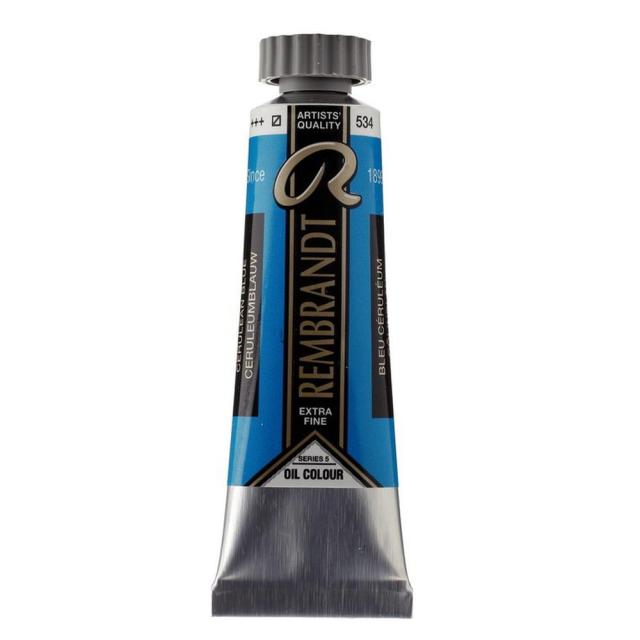 (3本セット) レンブラント 油絵具 5号 15ml #534 セルリアンブルー