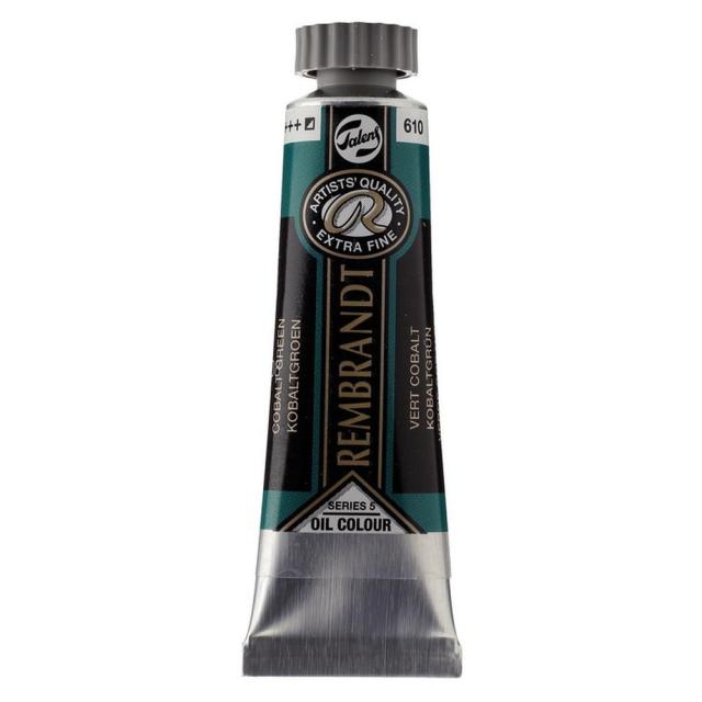 (3本セット) レンブラント 油絵具 5号 15ml #610 コバルトグリーン