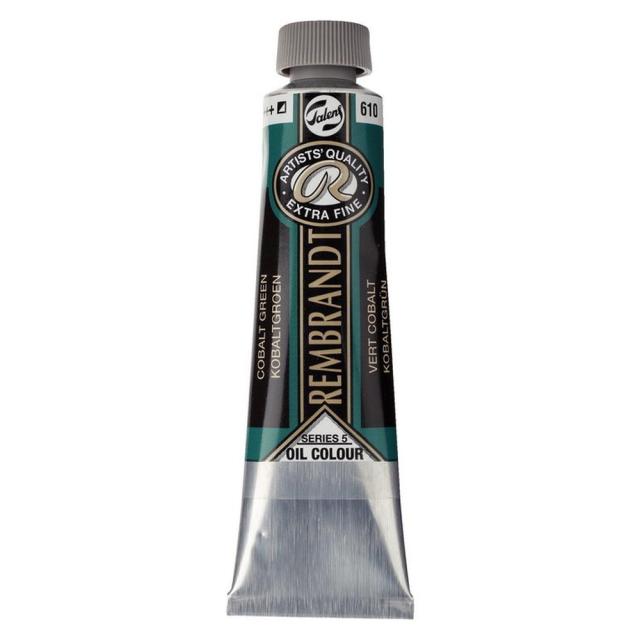 (3本セット) レンブラント 油絵具 9号 40ml #610 コバルトグリーン