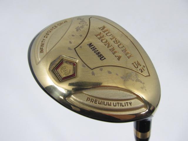 お買い得品！【中古ゴルフクラブ】MUTSUMI HONMA(本間 睦) MUTSUMI HONMA(本間 睦) MH488U ユーティリティ オリジナルカーボン U4【14日間返品OK】
