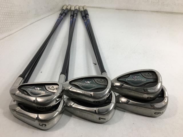 キャロウェイ XR カーボンシャフトR 6本セット 良品】キャロウェイXR