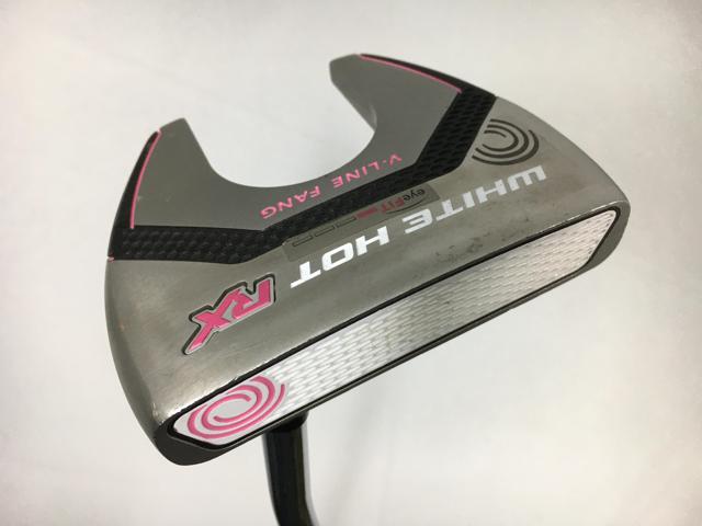 お買い得品！【中古ゴルフクラブ】オデッセイ ホワイト ホット RX V-LINE FANG パター オリジナルスチール パター【14日間返品OK】
