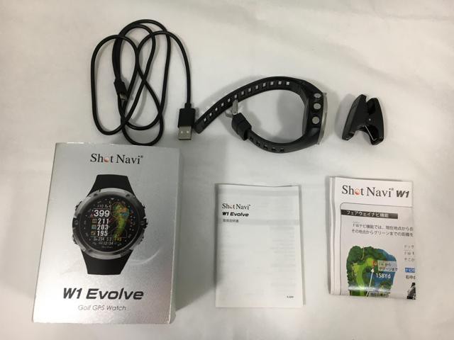 【中古ゴルフ用品】テクタイト Shot Navi(ショットナビ) W1 Evolve 黒【14日間返品OK】