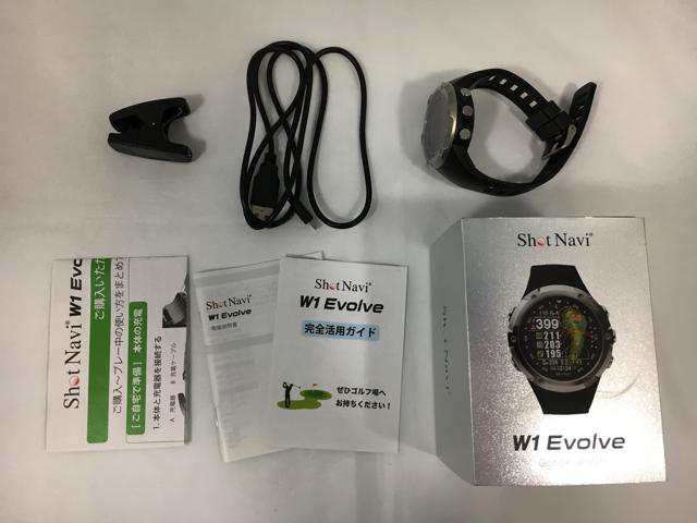 【中古ゴルフ用品】【超美品】テクタイト Shot Navi(ショットナビ) W1 Evolve 黒【14日間返品OK】