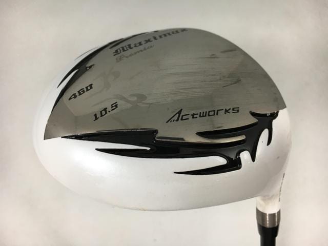 お買い得品！【中古ゴルフクラブ】ワークス ゴルフ マキシマックス プレミア ホワイト ドライバー (高反発) ワークテック V-SPEC α3 1W【14日間返品OK】