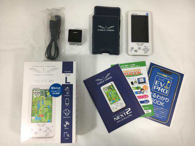 【中古ゴルフ用品】【超美品】朝日ゴルフ EAGLE VISION(イーグルビジョン) NEXT2 EV-034 [ホワイト]【14日間返品OK】