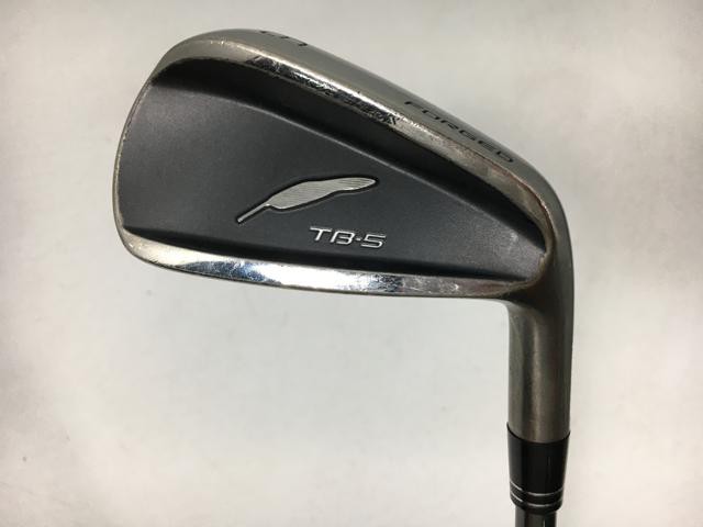 【中古ゴルフクラブ】(5本セット)フォーティーン TB-5 フォージド アイアン ブラックエディション 2021 FS-90i スチール 6〜9.P【14日間