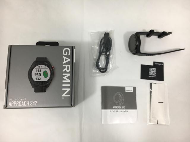 【中古ゴルフ用品】【超美品】ガーミン Garmin(ガーミン) Approach(アプローチ) S42 [Black/Carbon Gray]【14日間返品OK】