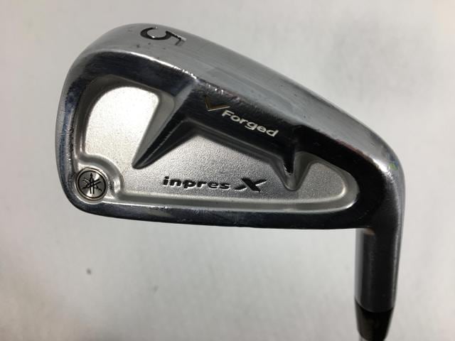 I inpres ヤマハ X V FORGED 2009 AD-75 Pw~ ＃5 6本 S相当 中古品 傷汚れあり (103) お買い得品！中古ゴルフクラブ(7本セット)ヤマハ インプレス X V