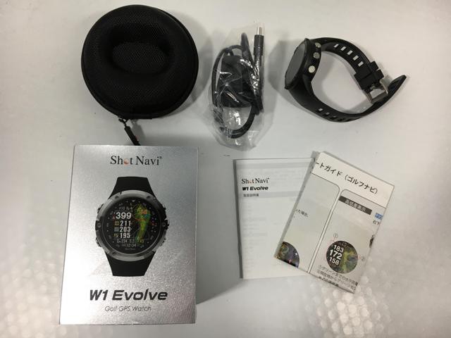 【中古ゴルフ用品】【超美品】テクタイト(ショットナビ) Shot Navi(ショットナビ) W1 Evolve 黒【14日間返品OK】