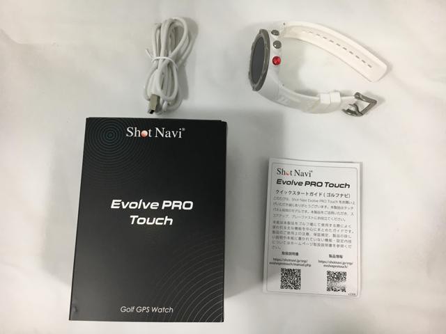 【中古ゴルフ用品】【超美品】テクタイト(ショットナビ) Shot Navi(ショットナビ) Evolve PRO Touch ホワイト【14日間返品OK】