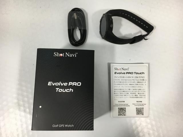 お買い得品！【中古ゴルフ用品】【超美品】テクタイト(ショットナビ) Shot Navi(ショットナビ) Evolve PRO Touch ブラック【14日間返品OK