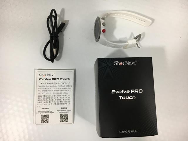 【中古ゴルフ用品】【超美品】テクタイト(ショットナビ) Shot Navi(ショットナビ) Evolve PRO Touch ホワイト【14日間返品OK】