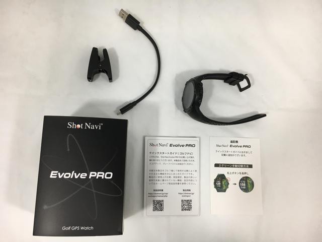 【中古ゴルフ用品】テクタイト(ショットナビ) Shot Navi(ショットナビ) Evolve PRO ブラック【14日間返品OK】