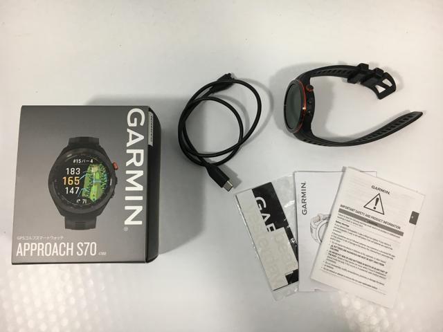 【中古ゴルフ用品】【超美品】ガーミン Garmin(ガーミン) Approach(アプローチ) S70 47mm[Black]【14日間返品OK】