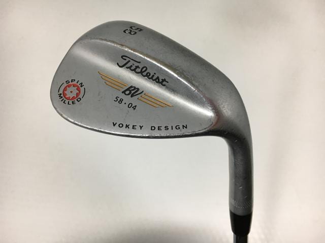 お買い得品！【中古ゴルフクラブ】タイトリスト ボーケイ ウェッジ スピンミルド2009(ニッケルクロム)58.04 D/G SW