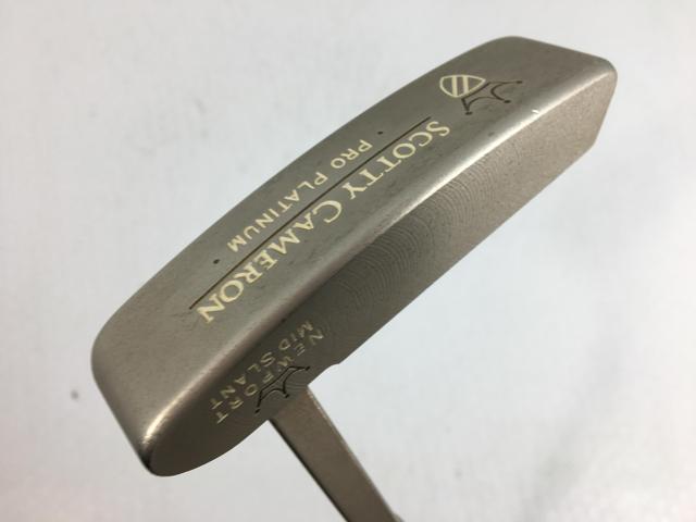 【中古ゴルフクラブ】タイトリスト スコッティ・キャメロン プロプラチナム ニューポートミッドスラント オリジナルスチール パター【14日間返品OK】の通販は 15,998円