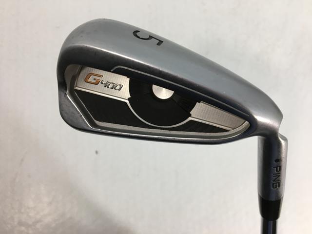 お買い得品！【中古ゴルフクラブ】(7本セット)ピン G400 アイアン AWT 2.0 LITE スチール 5〜9.P.A【14日間返品OK】